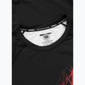 Férfi hosszú ujjú rashguard Pitbull Ray Rashguard fluo/red 5