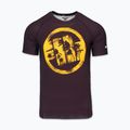 Férfi póló Pitbull Rashguard Logo Palms brown 3