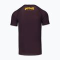 Férfi póló Pitbull Rashguard Logo Palms brown 4