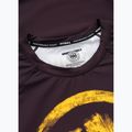 Férfi póló Pitbull Rashguard Logo Palms brown 5