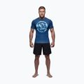 Férfi póló Pitbull Rashguard Logo Palms blue 2