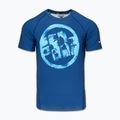 Férfi póló Pitbull Rashguard Logo Palms blue 3