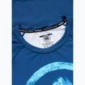 Férfi póló Pitbull Rashguard Logo Palms blue 5