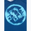 Férfi póló Pitbull Rashguard Logo Palms blue 6