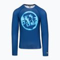 Férfi hosszú ujjú rashguard Pitbull Rashguard Logo Palms blue 3
