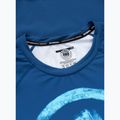 Férfi hosszú ujjú rashguard Pitbull Rashguard Logo Palms blue 5
