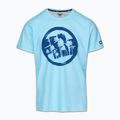 Férfi póló Pitbull Palms mesh light blue logo 3