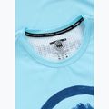 Férfi póló Pitbull Palms mesh light blue logo 5