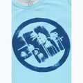 Férfi póló Pitbull Palms mesh light blue logo 6