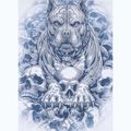 Férfi póló Pitbull Guardian Angel white 5