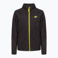 Gyermek 4F fleece pulóver fekete HJZ22-JPLM001
