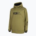 Férfi 4F khaki színű snowboard dzseki H4Z22-SFM001F 9