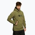 Férfi 4F khaki színű snowboard dzseki H4Z22-SFM001F
