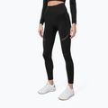 Női varrás nélküli leggings 4F H4Z22-SPDF012 fekete