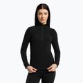 Női sí pulóver 4F BIDP010 fleece fekete H4Z22-BIDP010