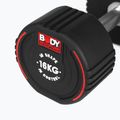 Gumizott kézi súlyzó Body Sculpture TPU BW 133 16 kg black 5