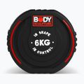 Gumizott kézi súlyzó Body Sculpture TPU BW 133 6 kg black 4