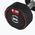 Gumizott kézi súlyzó Body Sculpture TPU BW 133 8 kg black 5