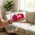 Gumizott kézi súlyzó Body Sculpture BW 513 z PVC 1 kg pink 11