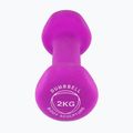 Gumizott kézi súlyzó Body Sculpture BW 513 z PVC 2 kg purple 3