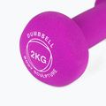 Gumizott kézi súlyzó Body Sculpture BW 513 z PVC 2 kg purple 5