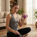 Gumizott kézi súlyzó Body Sculpture BW 513 z PVC 2 kg purple 10