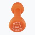 Gumizott kézi súlyzó Body Sculpture BW 513 z PVC 3 kg orange 3