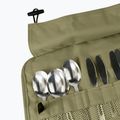 Evőeszköz készlet OFFLANDER Camping Cutlery Set with Case green 5