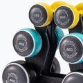 Kézisúlyzó szett állvánnyal Body Sculpture Smart Bw 108Dt 24 kg yellow/blue/black 2