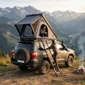 2 személyes Tető sáto OFFLANDER Triangle Slim Wolf black 11