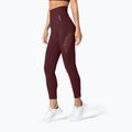 Női varrás nélküli leggings Carpatree Phase Seamless bordó CP-PSL-BU