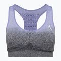 Carpatree Phase Seamless lila-szürke fitness melltartó CP-PSB-PG 7