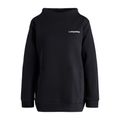 Női Carpatree tölcséres nyakú pulóver fekete CPW-FUS-1043-BL