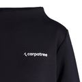 Női Carpatree tölcséres nyakú pulóver fekete CPW-FUS-1043-BL 3