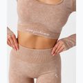 Női hosszú ujjú edzőruha Carpatree Yasmine Seamless bézs kőmosás 4