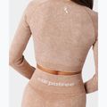 Női hosszú ujjú edzőruha Carpatree Yasmine Seamless bézs kőmosás 5