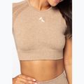 Női edzős top Carpatree Vibe Seamless bézs melange 4