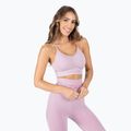 Női varrás nélküli edzőmelltartó MITARE Push Up Max lila K002