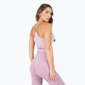 Női varrás nélküli edzőmelltartó MITARE Push Up Max lila K002 3