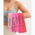 Edző szalag készlet FORCEBAND Mini Band 5 szt. + E-BOOK pink 5