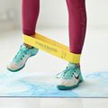 Jóga/fitness szőnyeg FORCEBAND Gold 4 mm kék/arany 5