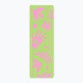 Jóga/fitness szőnyeg FORCEBAND Energy Pistachio 4 mm pisztácia/rózsaszín