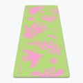 Jóga/fitness szőnyeg FORCEBAND Energy Pistachio 4 mm pisztácia/rózsaszín 2