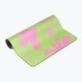 Jóga/fitness szőnyeg FORCEBAND Energy Pistachio 4 mm pisztácia/rózsaszín 3