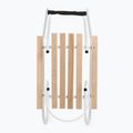 Fém szánkók HUMBAKA with backrest and footrests white 4