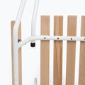 Fém szánkók HUMBAKA with backrest and footrests white 6