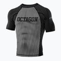 Férfi Rashguard Octagon Enspace rövid ujjú szürke 5