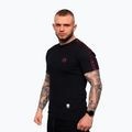 Férfi póló Octagon Stripe black/red