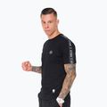 Férfi póló Octagon Stripe black/white 3