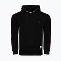 Férfi pulóver Octagon Stripe Hoodie black/red